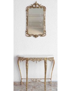 ENTRADITA CON ESPEJO BRONCE...