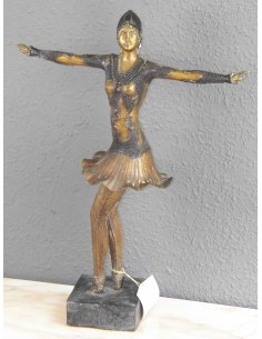 FIGURA BRONCE BAILARINA 2