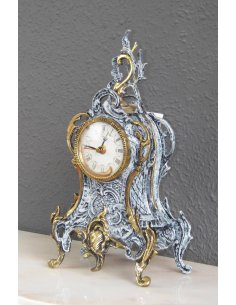 RELOJ DE BRONCE AZUL